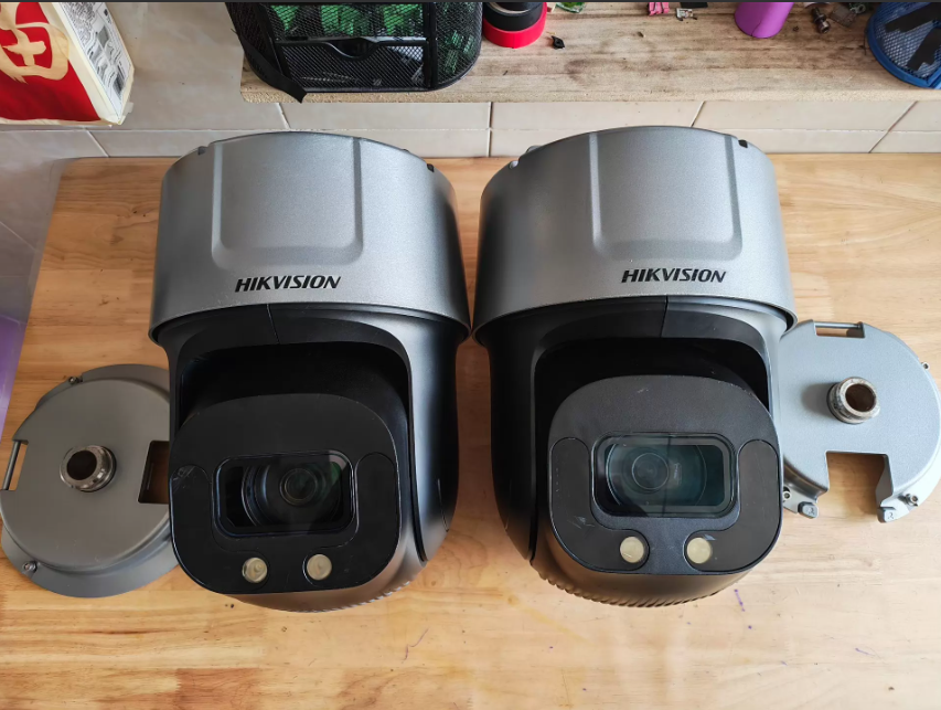 Retired fully functional Hikvision 9-inch ball camera, 4 megapixel 35x optical zoom black light ball camera