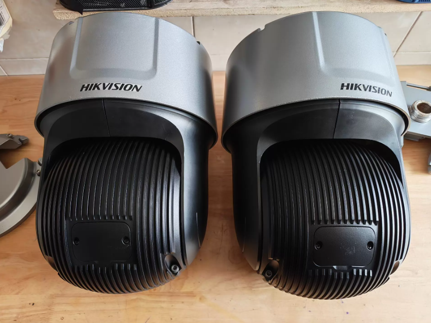 Retired fully functional Hikvision 9-inch ball camera, 4 megapixel 35x optical zoom black light ball camera